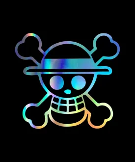 one piece luffy straw hat pirate decal vinyl sticker auto car truck wall laptop 01